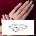 Infinity Diamond Ring