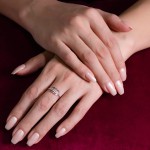 Arrow of Light Diamond Ring