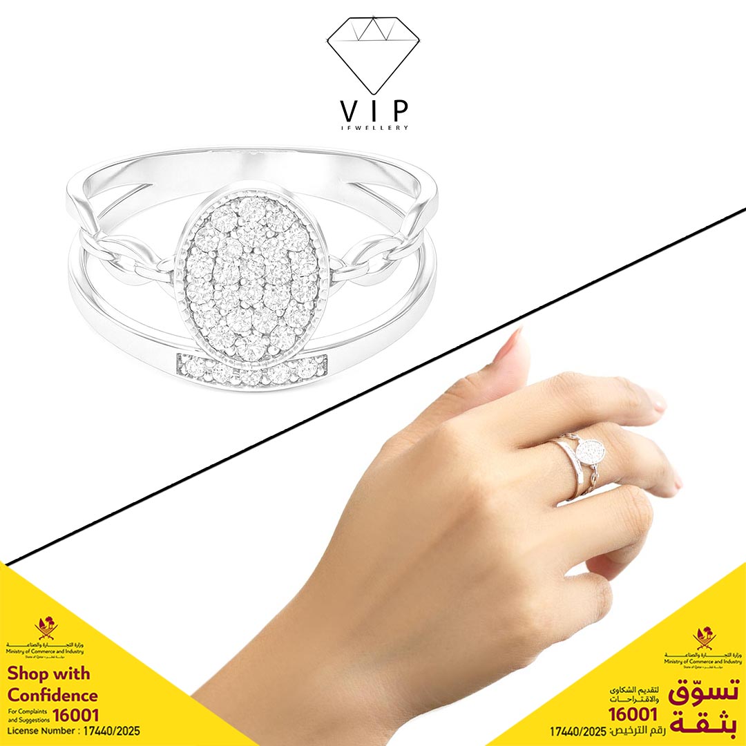 Vip Rings Oval Majesty Diamond Ring - VIP Jewelry APP