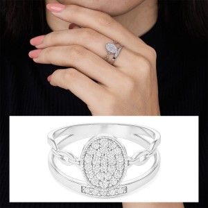 Oval Majesty Diamond Ring