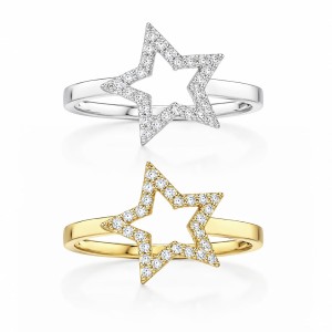 Celestial Star Diamond Ring
