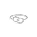 Hexa Link Diamond Ring