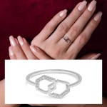 Hexa Link Diamond Ring