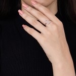 Diamond Rectangle Ring
