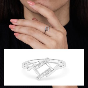 Diamond Frame Ring