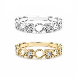 Floral Halo Diamond Ring