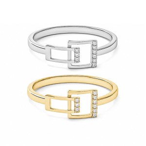 Diamond Link Harmony Ring