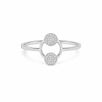 Double Orbit Diamond Ring