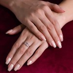 Twinkling Squares Diamond Ring
