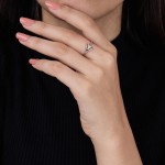 Triangle Shine Diamond Ring