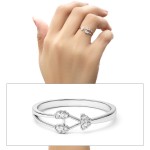 Arrow of Light Diamond Ring