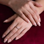 Modern Frame Diamond Ring
