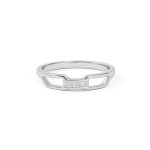 Modern Frame Diamond Ring