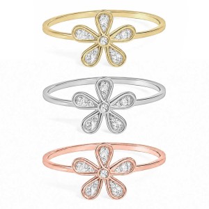 Blossom Flower Diamond Ring