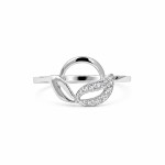 Leaf Harmony Diamond Ring