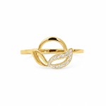 Leaf Harmony Diamond Ring
