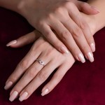 Geometric Harmony Diamond Ring
