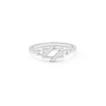 Geometric Harmony Diamond Ring