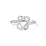 Eternal Knot Diamond Ring