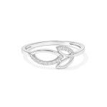 Leaf Whisper Diamond Ring