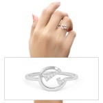 Circle Motion Diamond Ring