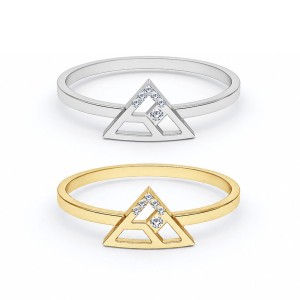 Radiant Triangle Diamond Ring