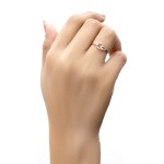Sparkling Dew Diamond Ring