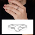 Sparkling Dew Diamond Ring