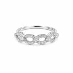 Infinity Link Diamond Ring