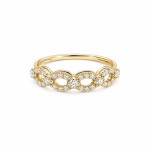 Infinity Link Diamond Ring