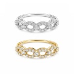 Infinity Link Diamond Ring