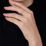 Radiant Rows Diamond Ring