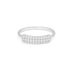 Radiant Rows Diamond Ring