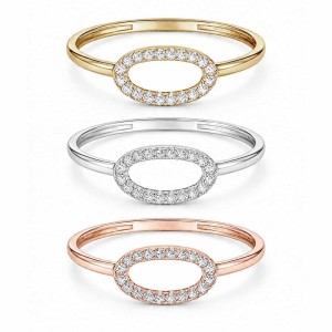 Oval Glow Diamond Ring