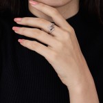 Lightning Spark Diamond Ring