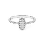 Oval Glow Diamond Ring