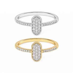 Oval Glow Diamond Ring
