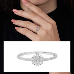 Diamond Bloom Ring