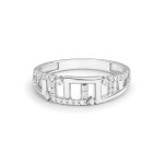 Diamond Geometry Elegance Ring
