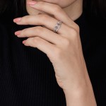 Diamond Geometry Elegance Ring