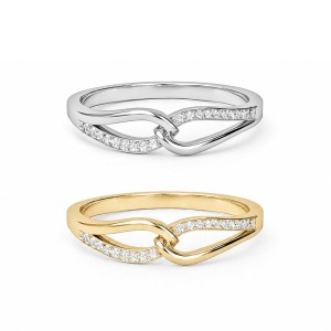 Linked Grace Diamond Ring