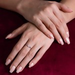 Teardrop Diamond Ring
