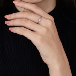 Teardrop Diamond Ring