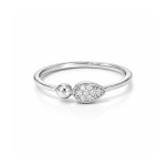 Teardrop Diamond Ring