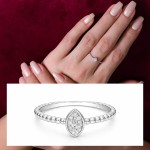 Marquise Glow Diamond Ring