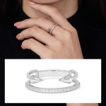 Spiked Elegance Diamond Ring