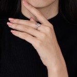Twin Clover Diamond Ring