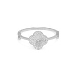 Radiant Clover Diamond Ring