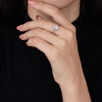Radiant Clover Diamond Ring
