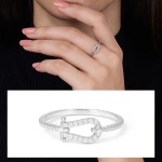 Diamond Clasp Ring